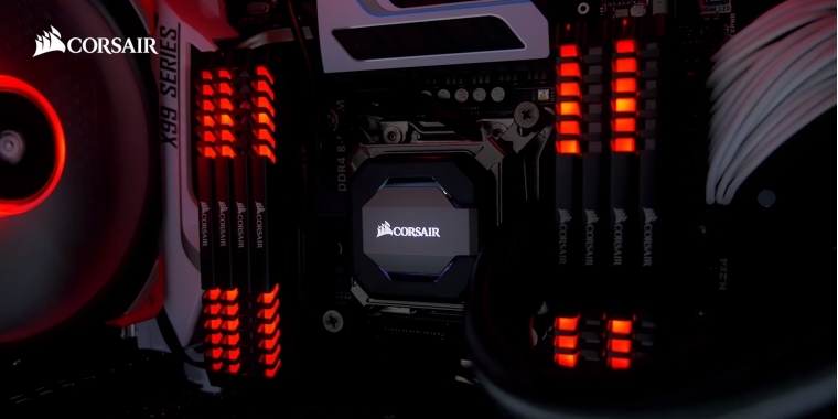 Corsair bietet neue DDR4-Module mit LED-Beleuchtung und bis zu 4.333 MHz an.