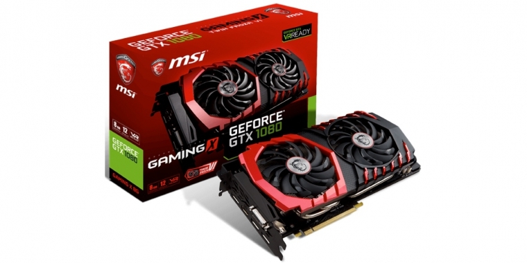 Die MSI Geforce GTX 1080 GAMING X schneidet im ersten Test klar besser als ab als die Founders Edition.