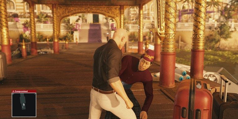 Hitman Episode 4: 3.840 × 2.160 resized @ 2.560 × 1.440 mit Maximalgrafik (5)