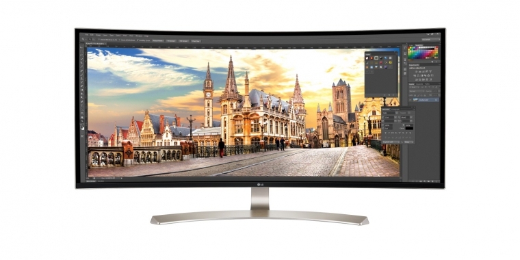 LG 38UC99: Curved 38-Zöller mit 3.840 × 1.600 Pixeln und Freesync