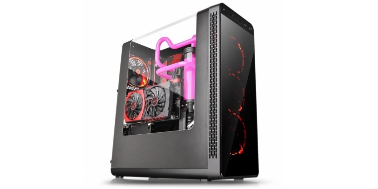 Thermaltake View 27: Midi-Tower mit gebogenem Sichtfenster (45)