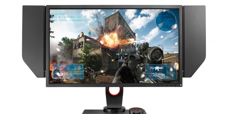 Benq auf der Gamescom 2016: Zowie XL2735 in der Vorderansicht