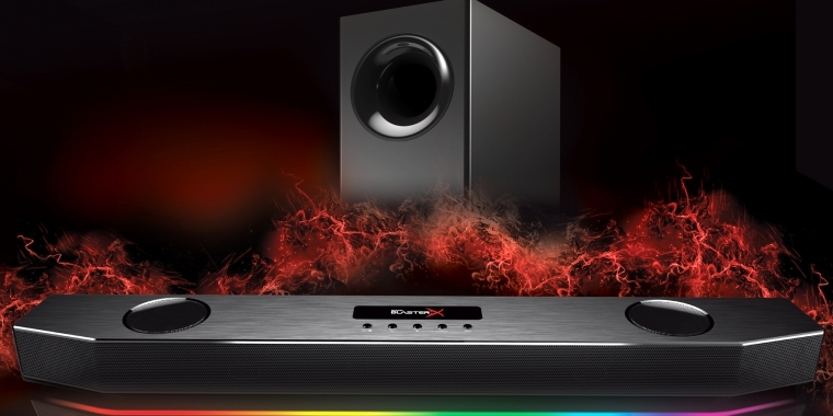 Sound BlasterX Katana: Creatives Soundbar für breite Bildschirme (7)