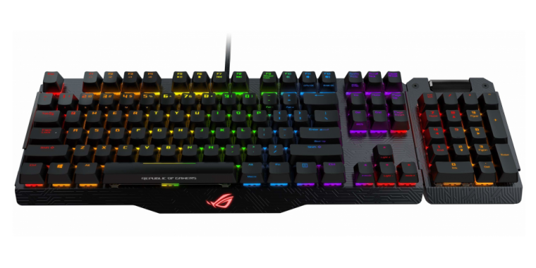 Asus ROG Claymore: Teilbare Aluminium-Tastatur mit MX-RGB-Schaltern (4)