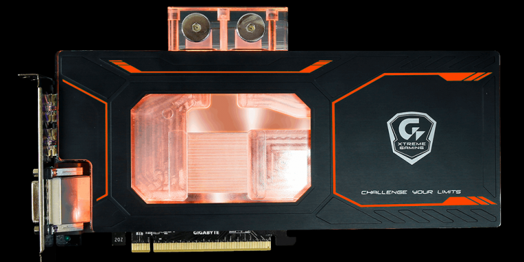 Gigabyte Geforce GTX 1080 Xtreme Gaming Waterforce WB mit Fullcover-Wakü von Bitspower (7)