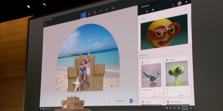 Paint 3D zur Erstellung von 3D-Bildern.
