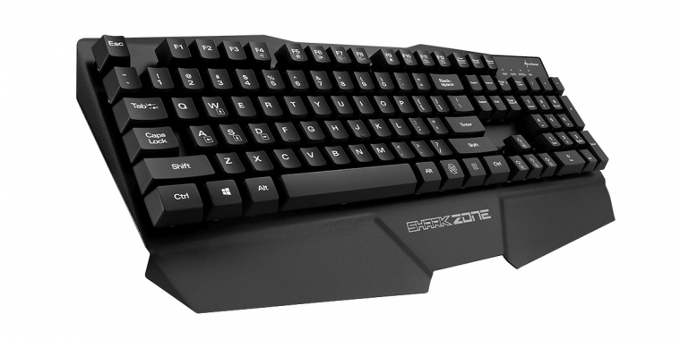 Sharkoon Shark Zone K15: Tastatur mit Metallgehäuse für 25 Euro (4)