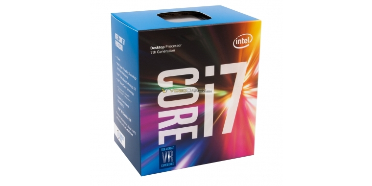 Neue Retailverpackung für den Intel Core i7 der siebten Generation (Kaby Lake)