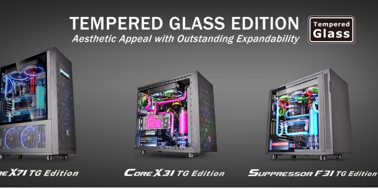 Thermaltake Core X71, X31 und Suppressor F31