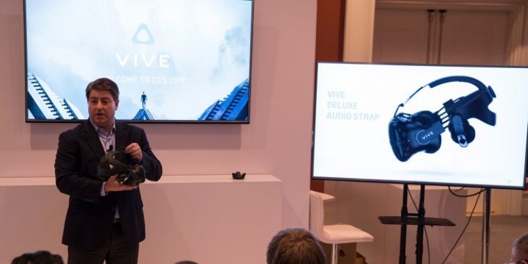 HTC Vive: Tracker und Deluxe Audio Strap statt Nachfolger vorgestellt. (1)
