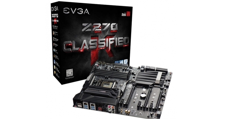 EVGA hat auf seiner Webseite die neuen Kaby-Lake-Mainboards mit Z270-Chipsatz präsentiert. (1)