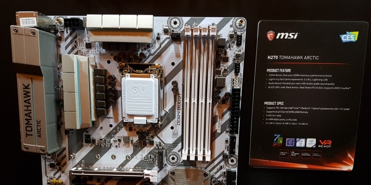 MSI H270 Tomahawk Arctic