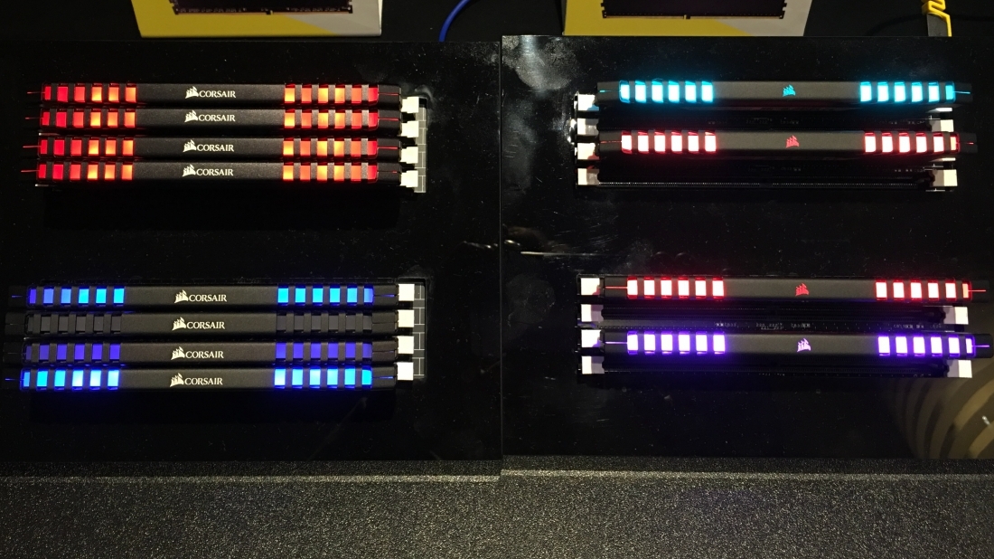 CES 2017 - RGB total bei Corsair: RAM, Keyboard und Maus leuchten in allen Farben