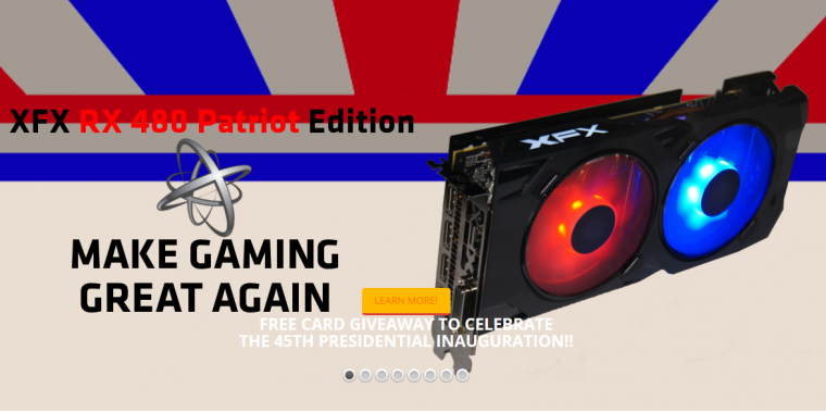 XFX Radeon RX 480 Patriot Edition: Make Gaming Great Again!
