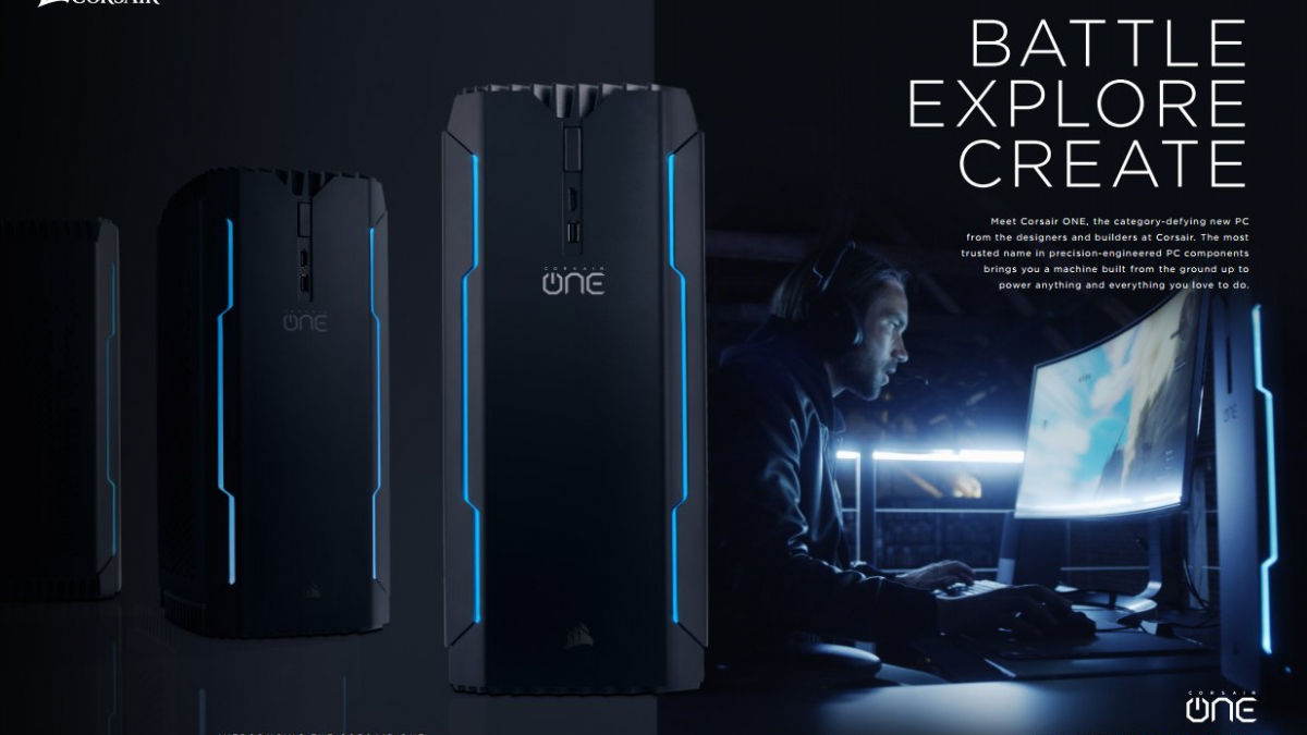 One: Corsair kündigt seinen ersten Komplett-PC für Spieler an