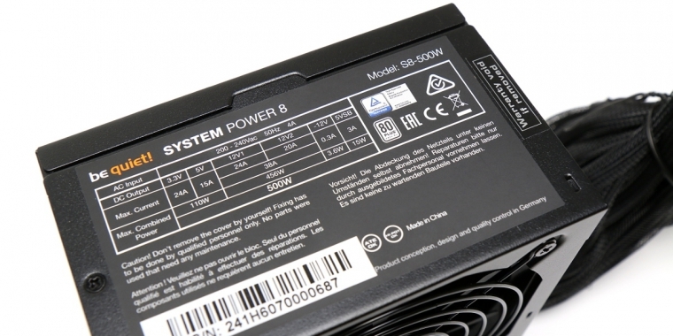 Be quiet System Power 8 500 Watt
