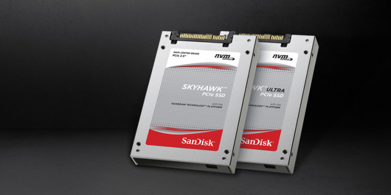 Sandisk Skyhawk: Erste NVMe-SSDs mit bis zu 3,84 TByte für Server