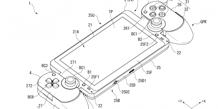 Vermeintlicher PS Vita Nachfolger: Sony-Patent zu Switch-ähnlichen Handheld (1)