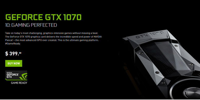 Nach GTX-1080-Ti-Vorstellung: GTX 1070 soll auch günstiger werden
