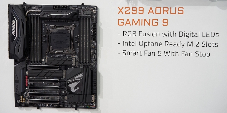Aorus X299 Gaming 9: Gigabyte zeigt High-End-Skylake-X-Mainboard (6)