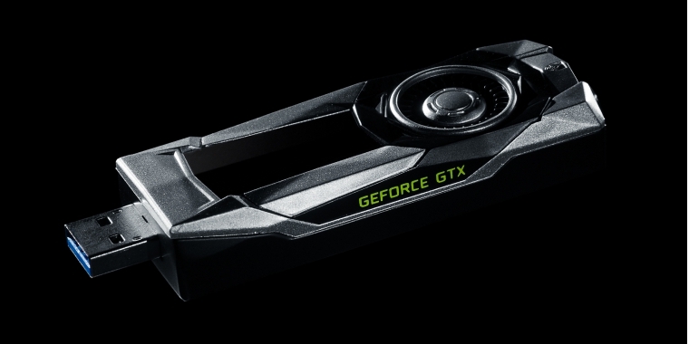Geforce als USB-Stick: Aprilscherz wird Wirklichkeit.