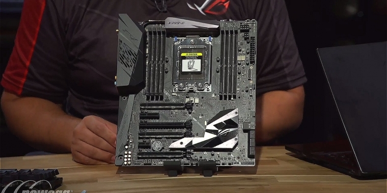 Asus ROG Strix X399-E: Günstigeres TR4-Mainboard abgelichtet (2)