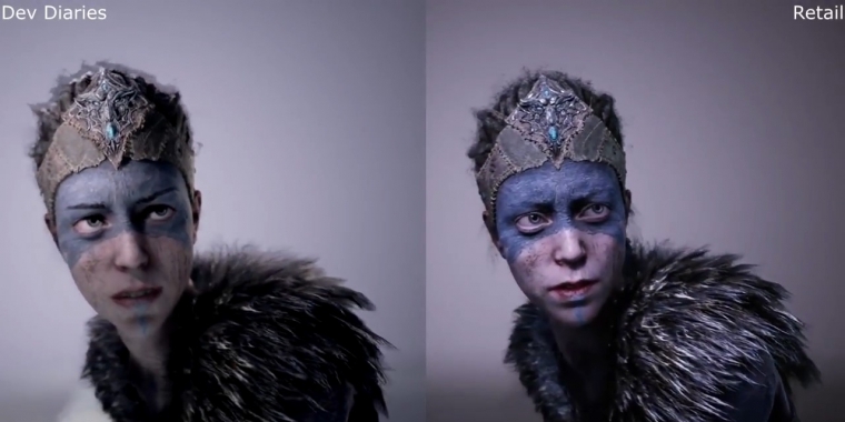 Hellblade: Senua's Sacrifice - Grafikvergleich zwischen Trailern und Verkaufsversion