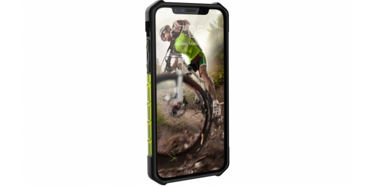 Ein Bild eines iPhone 8 in einem Zusatzgehäuse.