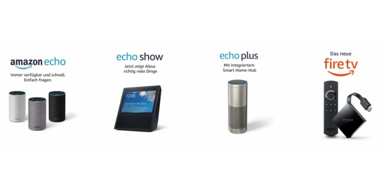 Amazon hat drei neue Echo-Geräte und ein neues Fire TV vorgestellt.