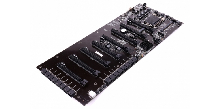 Colorful C.B250A-BTC PLUS V20: 485 mm langes Mining-Mainboard mit 16 Stromanschlüssen (3)