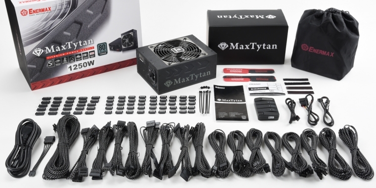Enermax Maxtytan: Netzteilflaggschiffe mit 80 Plus Titanium und einzeln gesleevten Kabeladern (25)