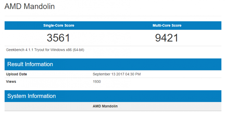 AMD Ryzen 5 2500U: APU mit Vega-Grafik im Geekbench gesichtet (1)
