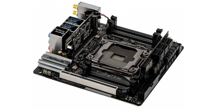 X299E-ITX/ac: Asrock quetscht 3 × M.2, 4 × DDR4 und 6 × SATA auf Mini-ITX (7)