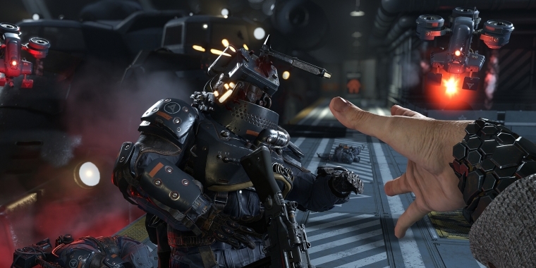 Wolfenstein 2: The New Colossus - Mit dem Beil lassen sich viele Gegner still und leise ausschalten.