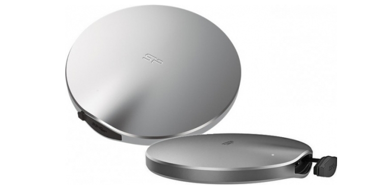 Bolt B80: Wasser- und staubgeschütze SSD im kreisrunden Aluminium-Gehäuse von Silicon Power (1)