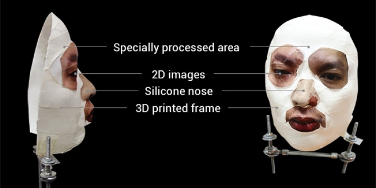 Face ID kann mit so einer Maske getäuscht werden.