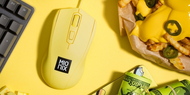 Mionix Avior: Teure Einsteigermaus unter anderem in „Pommesgelb“ (6)