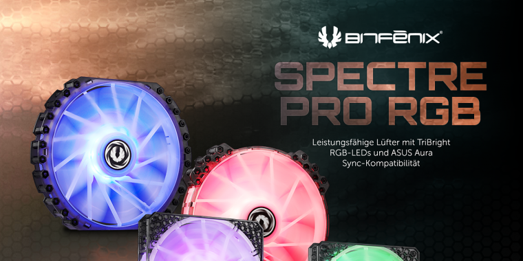 Spectre Pro RGB: Neue LED-Lüfter-Serie von Bitfenix mit Aura Sync-Unterstützung (5)