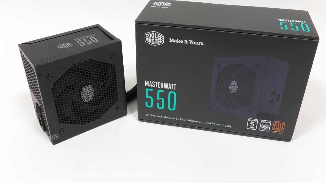 Cooler Masters Masterwatt 550 W im Test: Semi-passives Netzteil im Einsteigerbereich