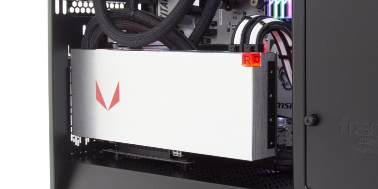 Mit dem Flex VRC-25 wird die Grafikkarte deutlich sichtbar.