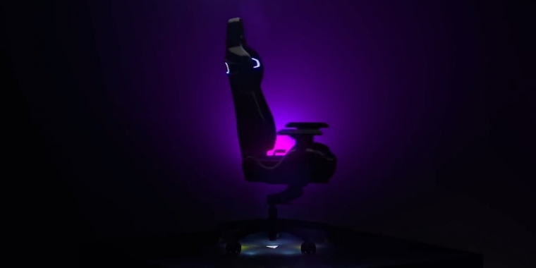 Kuriose RGB-Hardware: Vertagear PL4500 ist der weltweit erste kabellose LED/RGB-Gaming-Chair