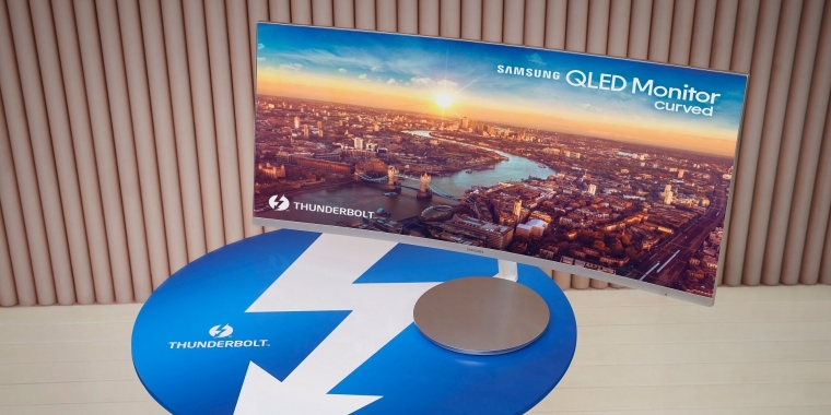 Samsung CJ791: 34-Zöller mit Thunderbolt 3 und 3.440 × 1.440 Pixeln (3)