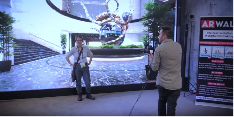 ARWall statt Greenscreen: AMD zeigt Technik mit Threadripper und Radeons Pro (1)