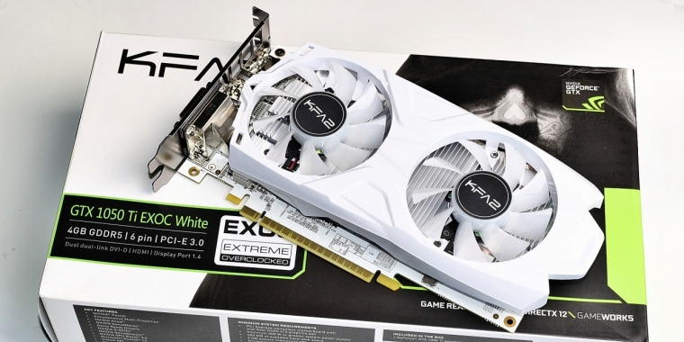KFA² Geforce GTX 1050 Ti EXOC White (10)