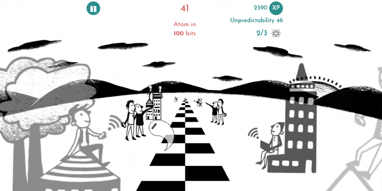Das Browser-Spiel "The Big Bell Test".