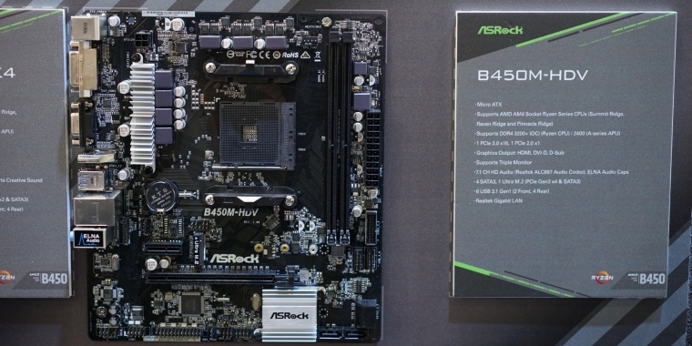 AMD Pinnacle Ridge: B450-Mainboard für Ryzen 7 2700X &amp; Co. bereits verfügbar