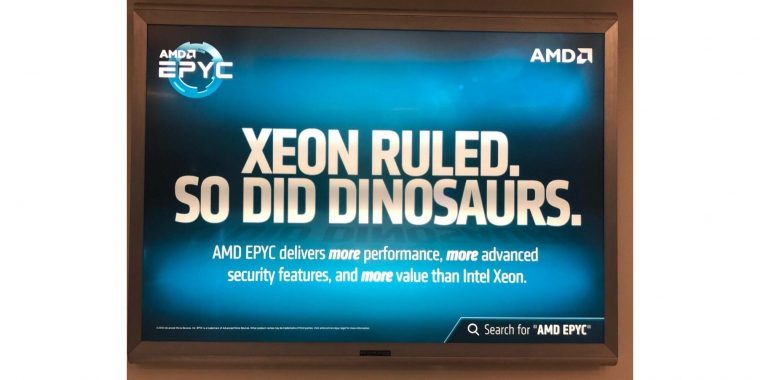 AMD Marketing für Epyc: Ein bisschen Intel trollen geht wohl immer (1)