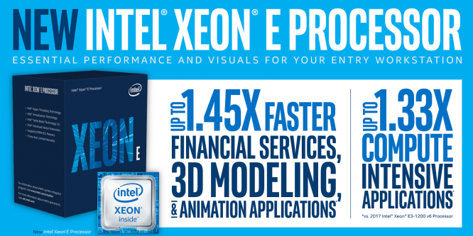 Intel Xeon-E: Workstation-CPUs mit sechs Kernen