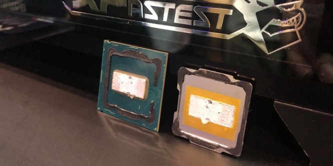 Coffee Lake Refresh: Bild eines Intel Core i9-9900K zeigt diesen verlötet