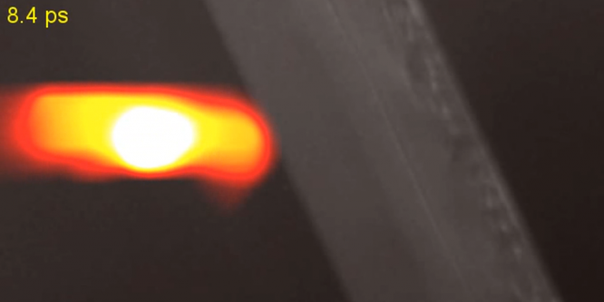 10 Billionen fps: Schnellste Kamera der Welt macht kurze Laserimpulse sichtbar